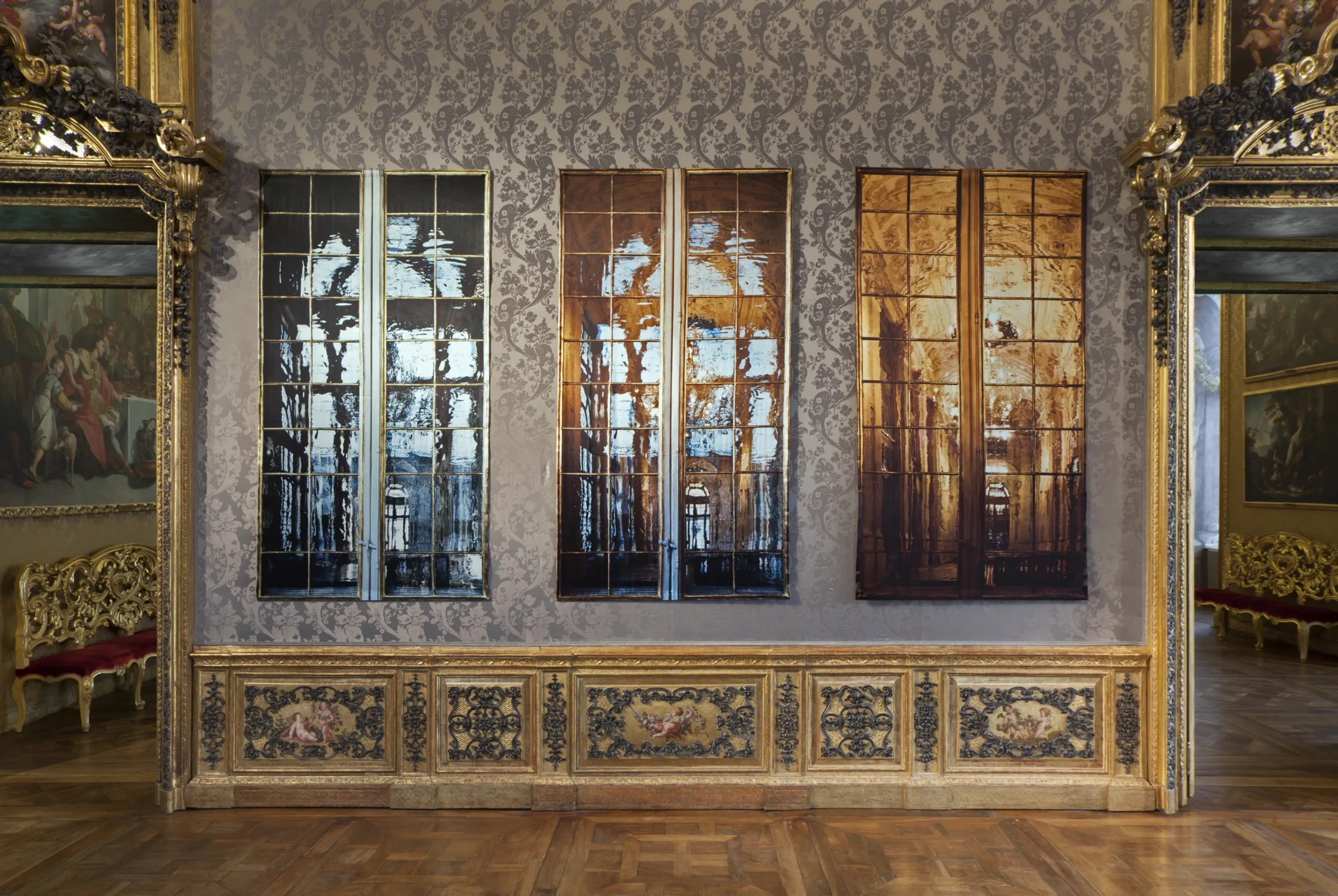 Installation view, Untitled (Riflettente Trasparente), 2017 Palazzo Madama, Museo Civico d’Arte Antica, Turin