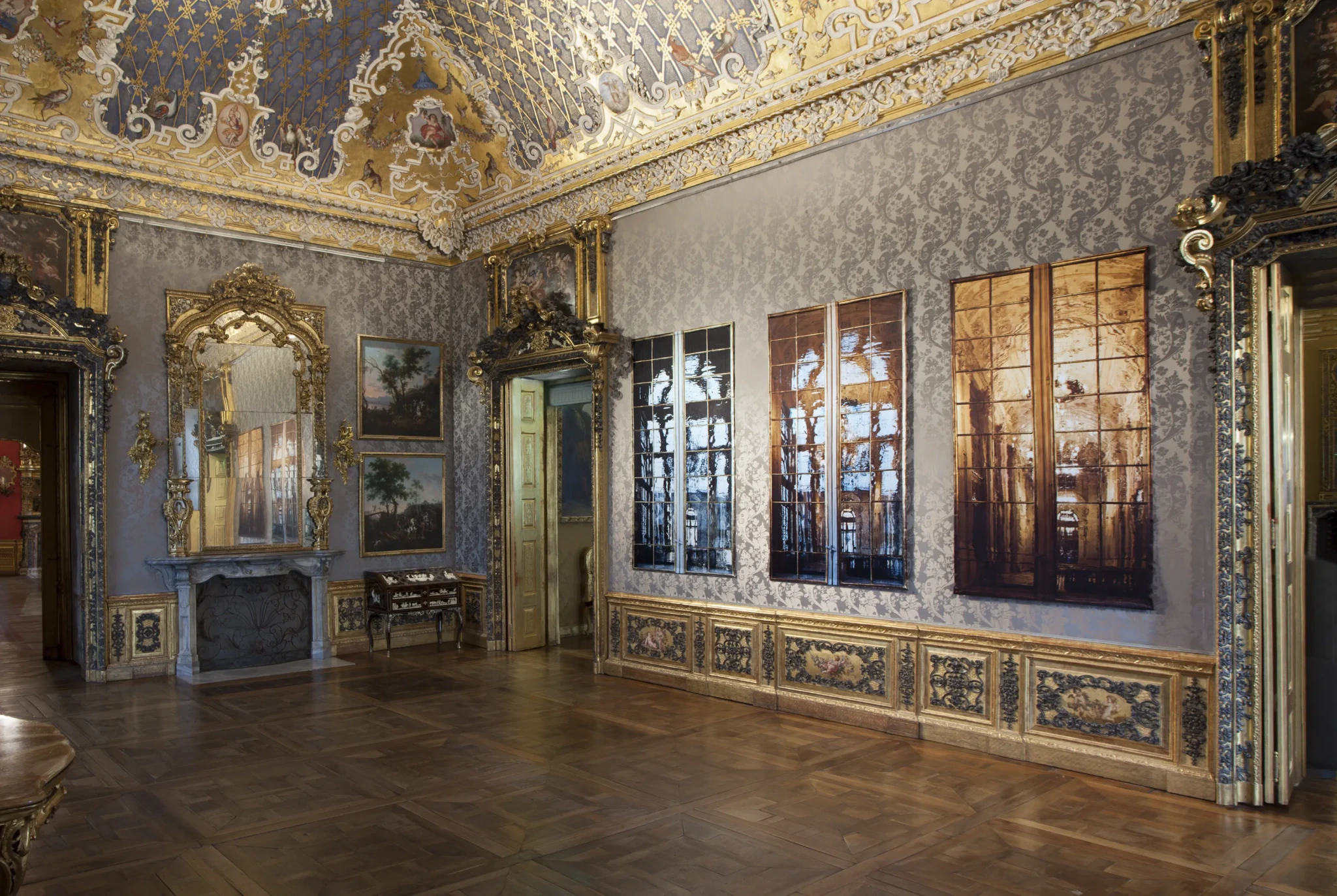 Installation view, Untitled (Riflettente Trasparente), 2017 Palazzo Madama, Museo Civico d’Arte Antica, Turin
