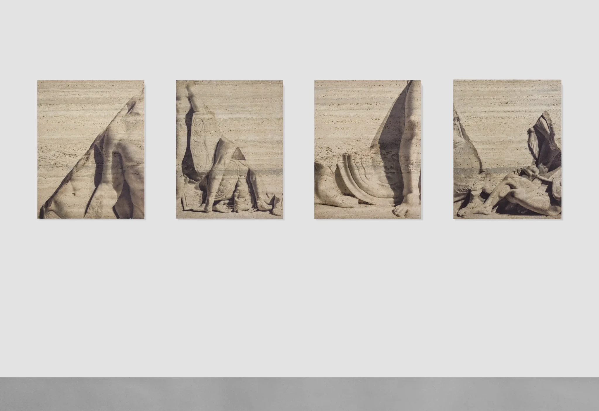Installation view of Untitled (6967), Untitled (6928), Untitled (6960), Untitled (6936), 2018