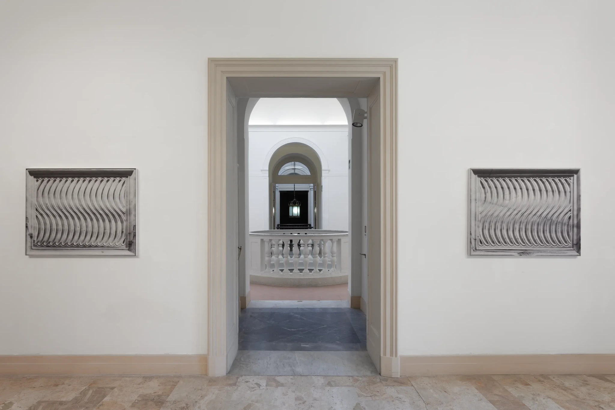 Installation view Storie di Pietròfori e Rasomanti, Museo Pignatelli, Naples, 2019