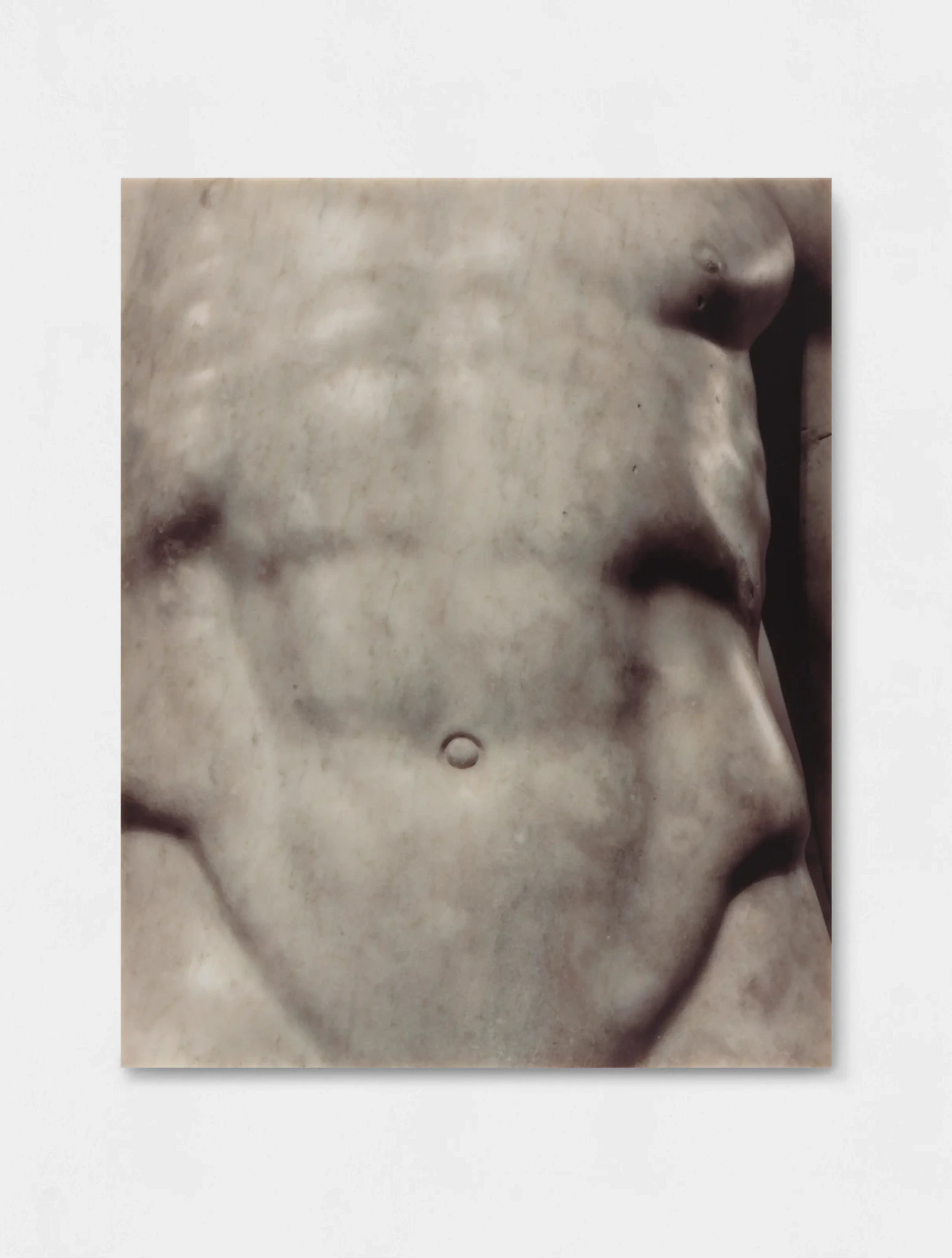 Untitled (9444), 2019 direct UV print on Bianco Rosa Portogallo marble 100 x 80 x 4 cm