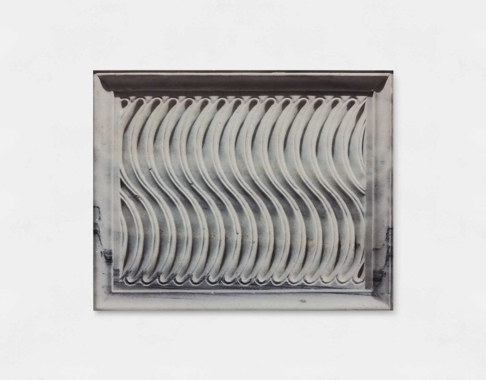 Untitled (6885), 2019 direct UV print on travertine 80 x 100 x 4 cm