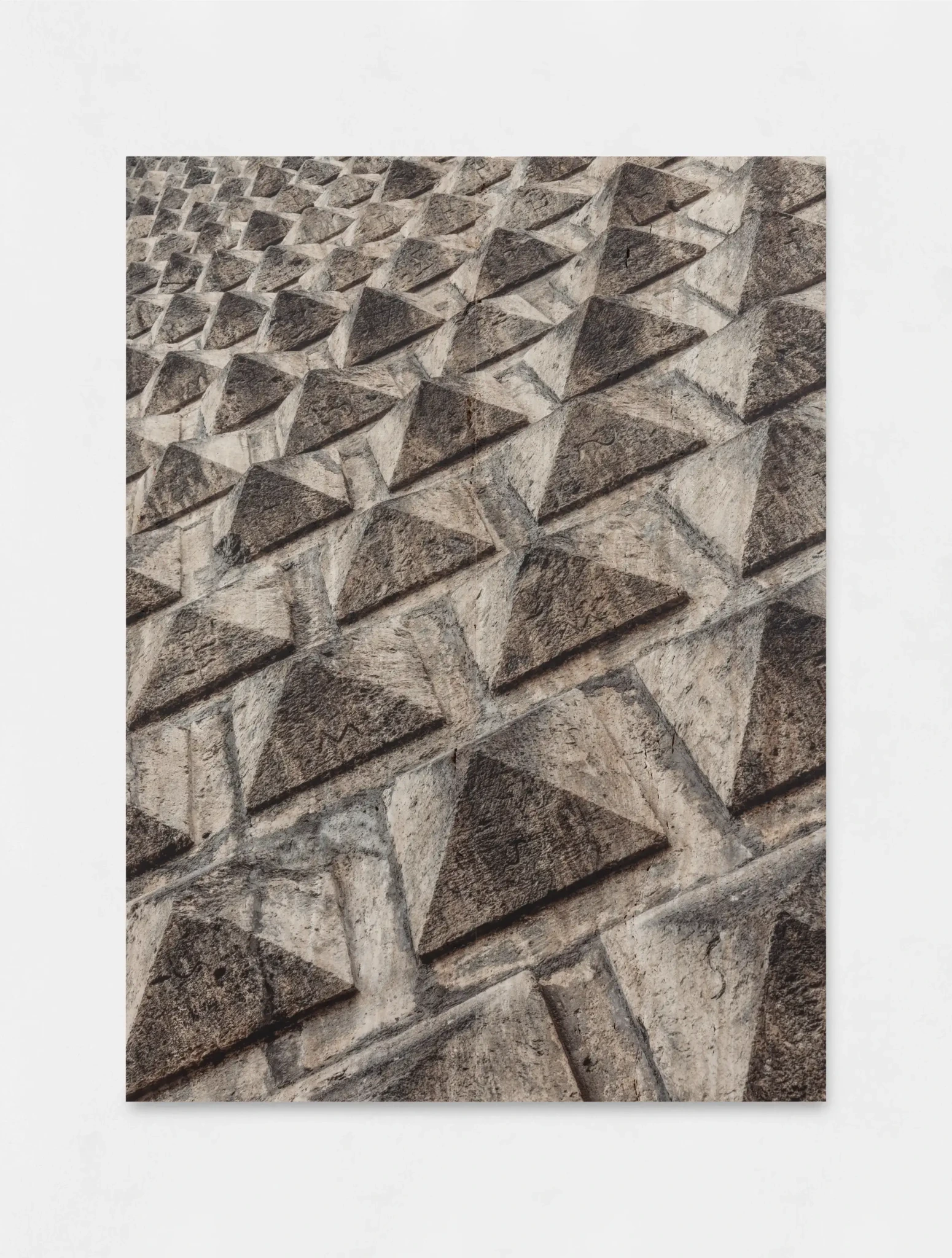 Untitled (8966), 2019 direct UV print on travertine 184 x 136 x 4 cm