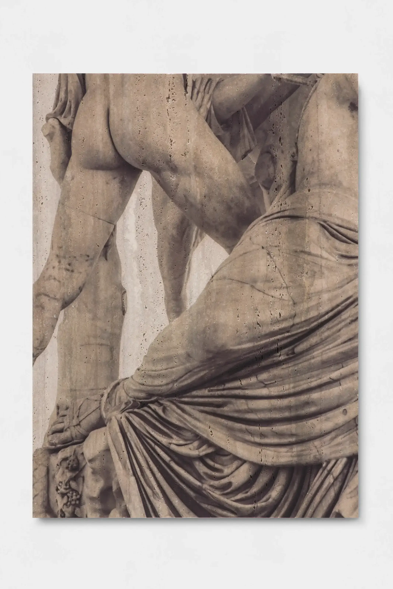 Untitled (9015), 2019 direct UV print on travertine 100 x 74 x 4 cm