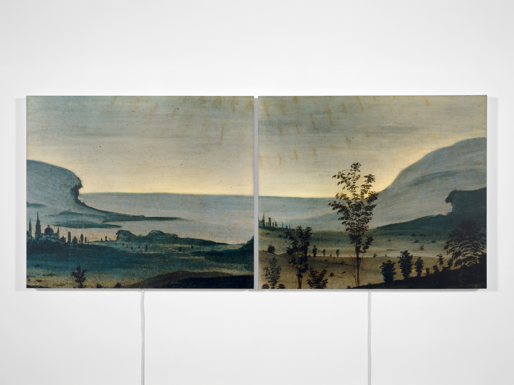 Untitled (Homage to Fungai 1), 2005 partially backlit C-print mounted on lightbox 67 × 160 × 5 cm