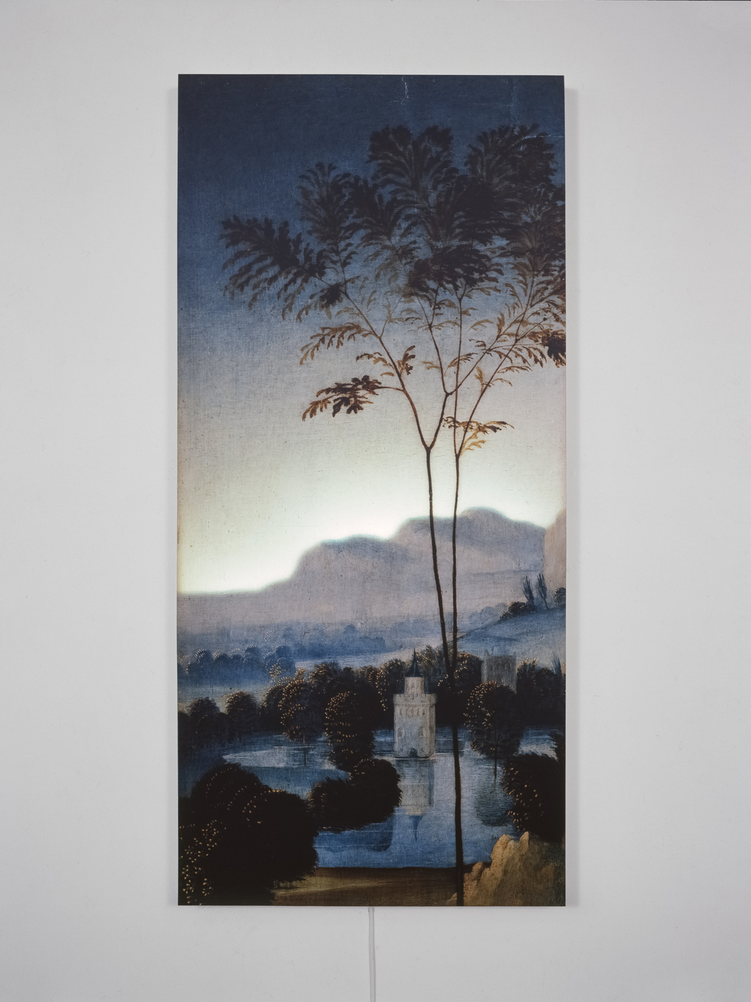 Untitled (Homage to Genga), 2005 partially backlit C-print mounted on lightbox 108 × 50 × 5 cm