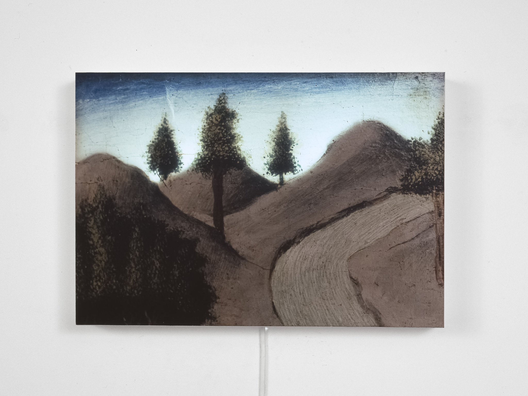 Untitled (Homage to Sano di Pietro 1), 2005 partially backlit C-print mounted on lightbox 26 × 38.5 × 5 cm
