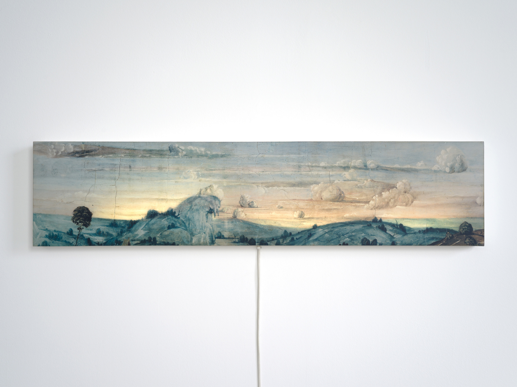 Untitled (Homage to Benvenuto di Giovanni), 2005 partially backlit C-print mounted on lightbox 23 × 99 × 5 cm