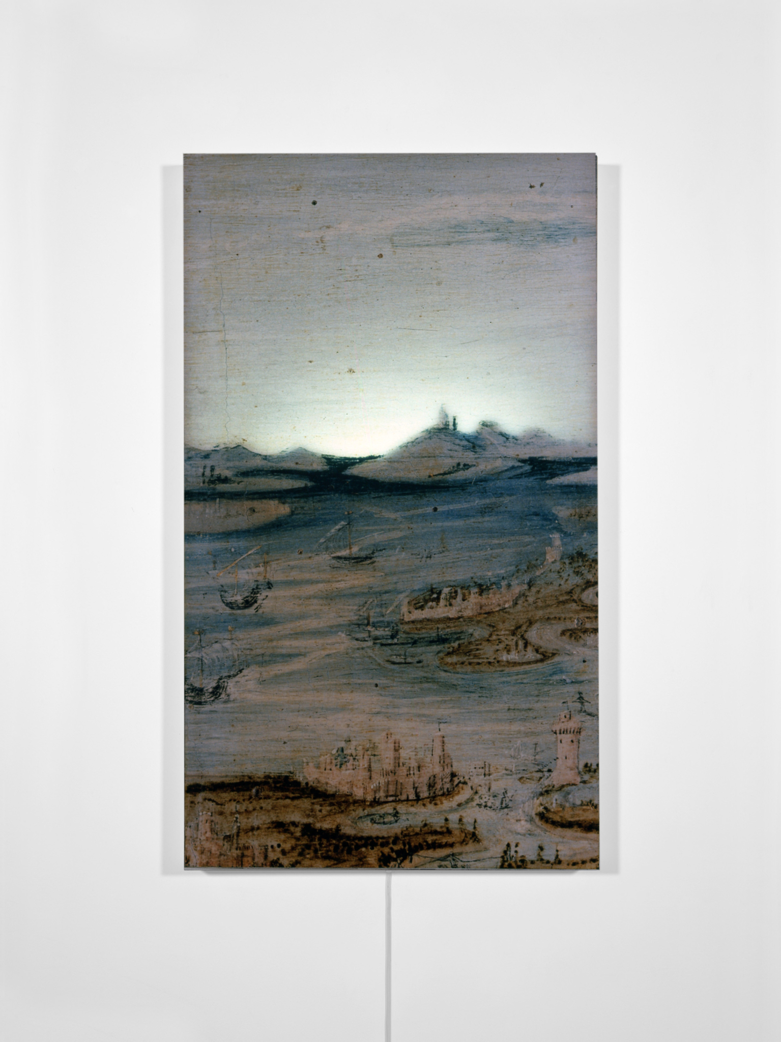 Untitled (Homage to Andrea di Niccolò), 2005 partially backlit c-print mounted on lightbox